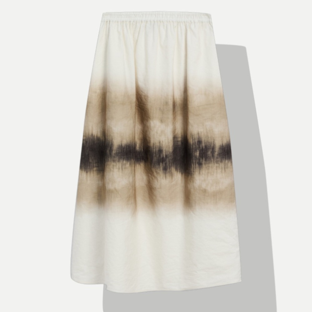 Massimo Dutti OMBRE PRINTED SKIRT